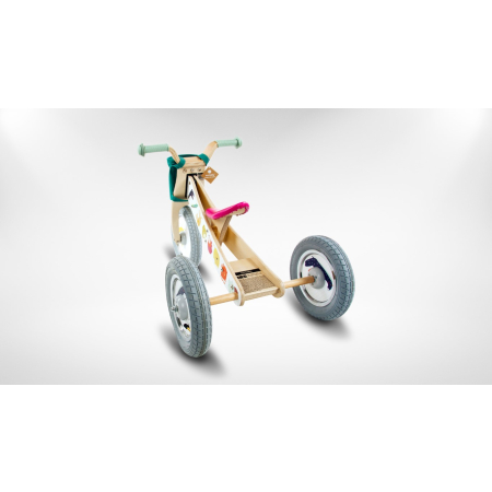 SunBaby Rowerek biegowy drewniany 2w1 Twist Safari